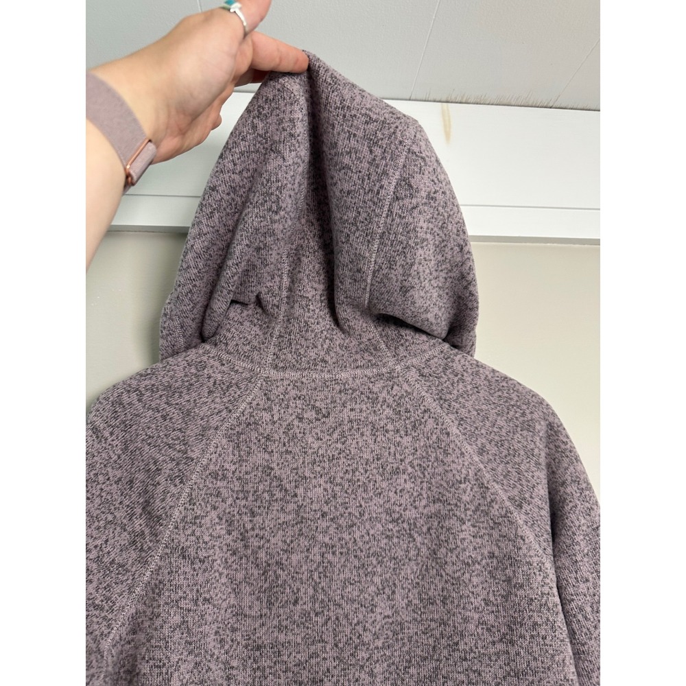 The North Face Crescent Hooded Pullover Womens Medium Purple EUC Sweater Fleece - Picture 11 of 11